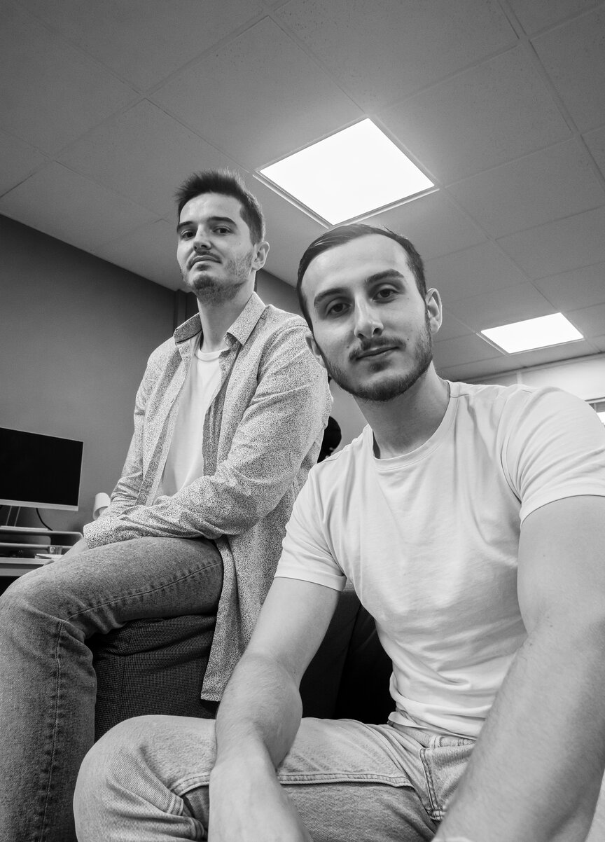Anthony Magnin et Léopold Cairon, fondateurs de Zesto à Lyon